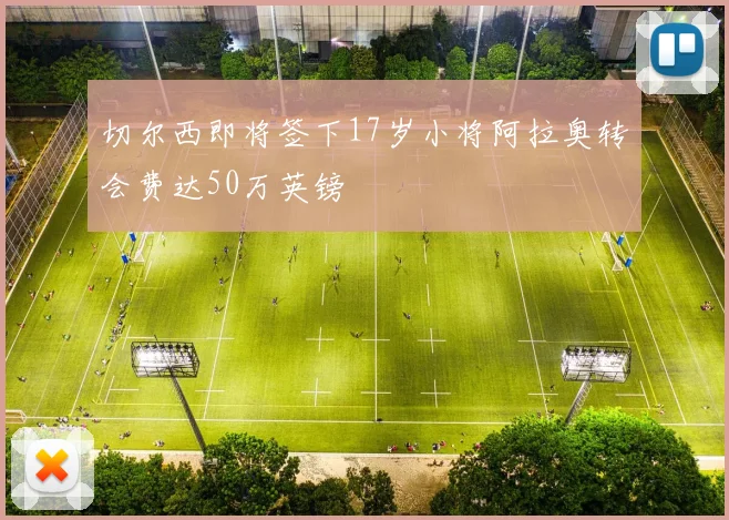 切尔西即将签下17岁小将阿拉奥转会费达50万英镑